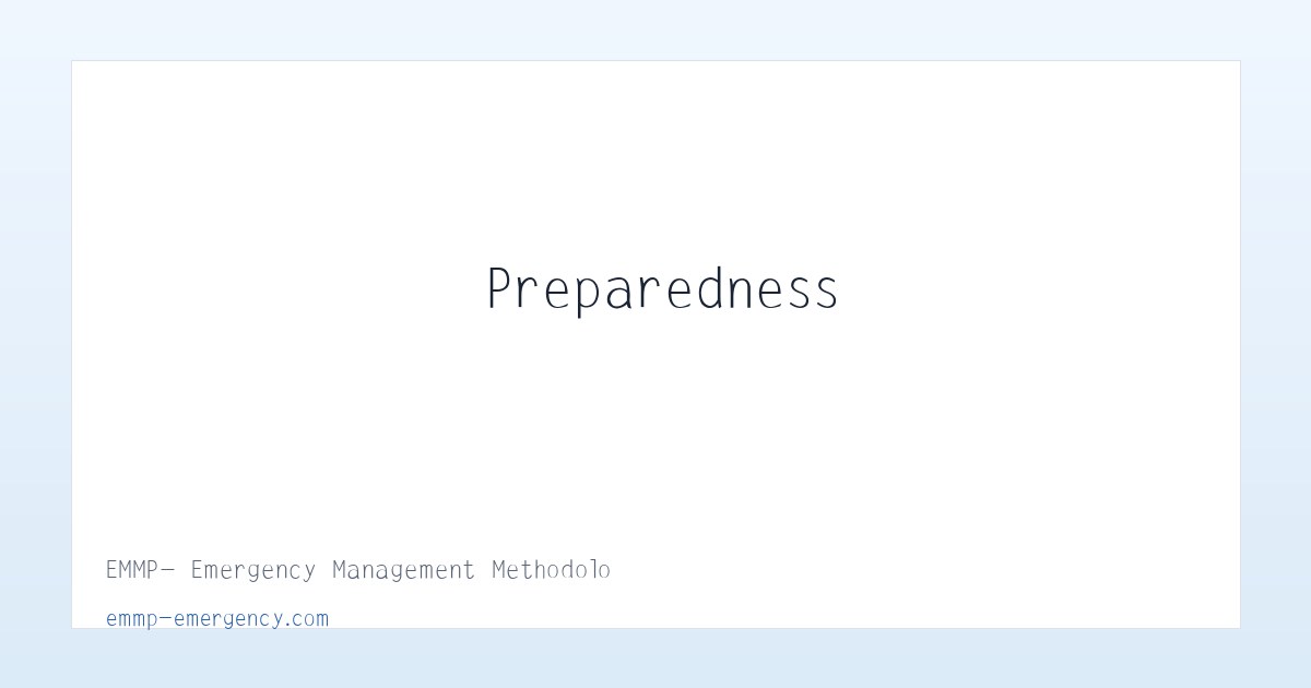 EMMP- Emergency Management Methodology Partners - Emergency Preparedness, Crisis Management, Training — 主图